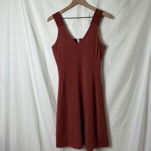 Athleta Women Support Santorini Stretch Athletic Mini Dress Size S Terracotta